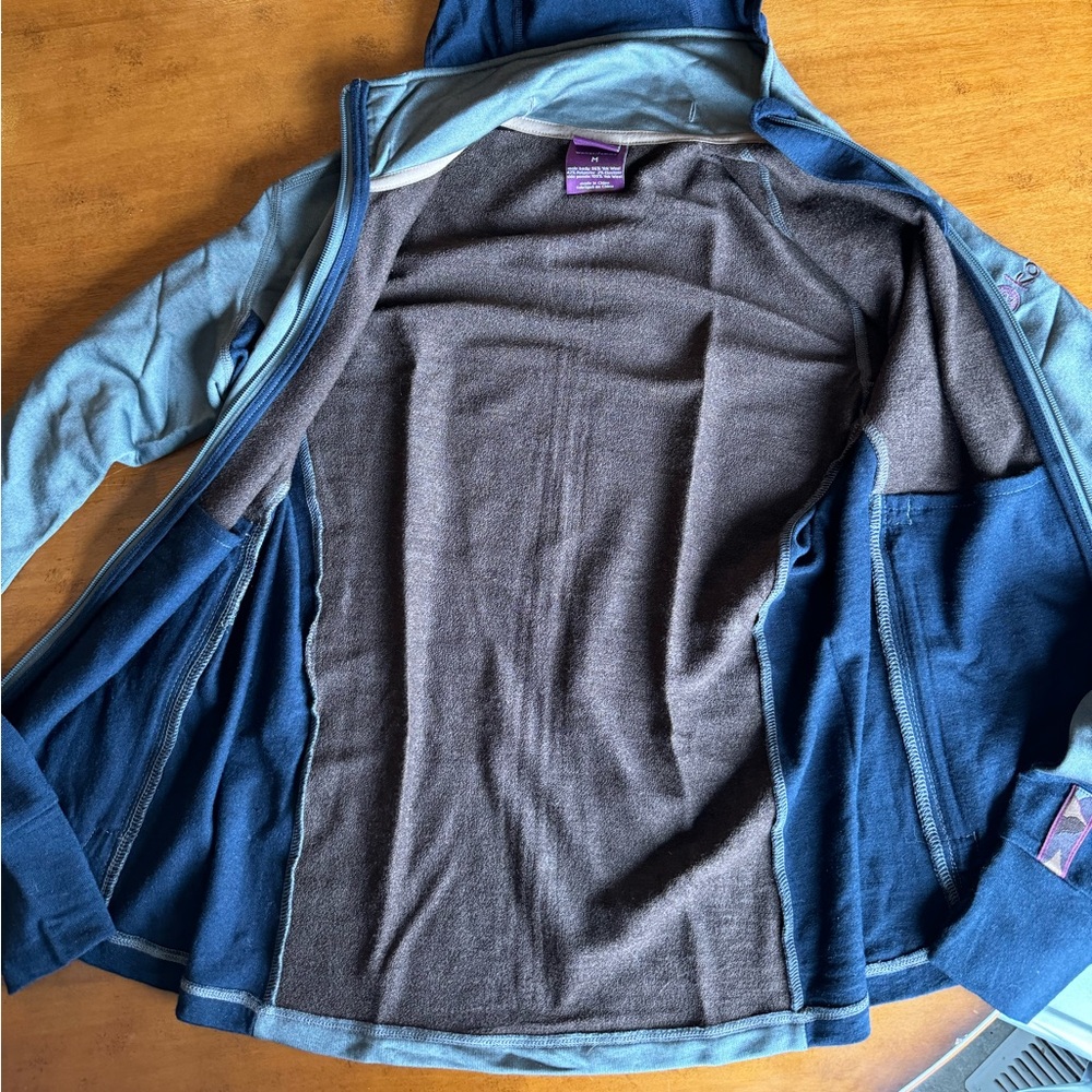 Kora Stratam Women's Yak Wool Zip Up Jacket Medium - Picture 3 of 8